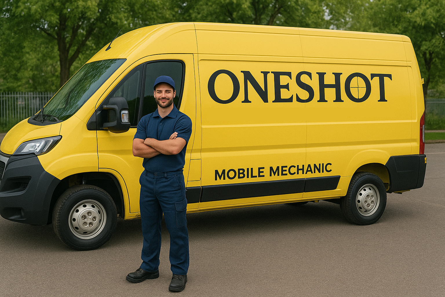 Mechanic working